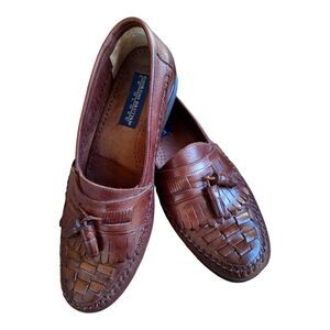 Giorgio Brutini Men's "LE GLOVE" Luxury Slip On Loafer Excellent size 10M Brazil